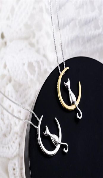 fashion cute animal cat moon pendant necklace lucky kitten pet jewelry for women gift charm silver color box chain necklace9113557 
fashion cute animal cat moon pendant necklace lucky kitten pet jewelry for women gift charm silver color box chain necklace9113557
