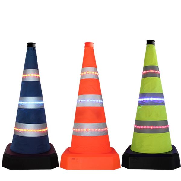 70cm usb rechargeable folding yellow orange blue reflective protective cones traffic led warning light
70cm usb rechargeable folding yellow orange blue reflective protective cones traffic led warning light
