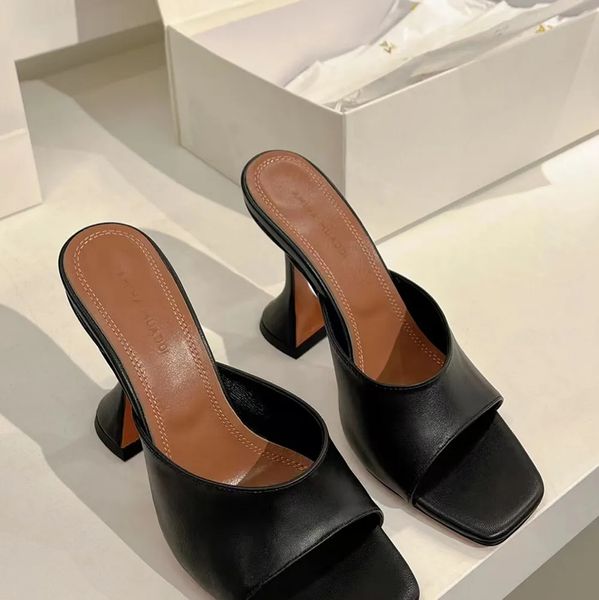 sheep leather slippers pumps slides leather slip on sandals leather sole high heels women high heeled luxury designers sandals factory footw, Black
sheep leather slippers pumps slides leather slip on sandals leather sole high heels women high heeled luxury designers sandals factory footw, Black
