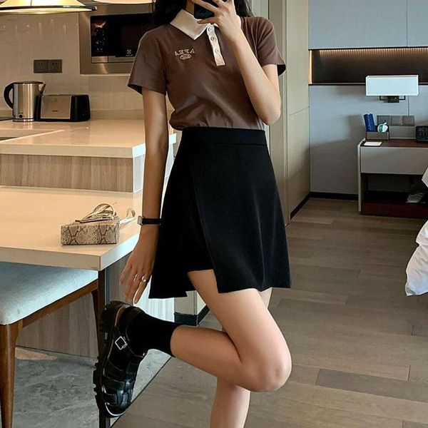 black slit short skirt for women summer thin high waist slim and fat mm large size a word anti revealing casual
black slit short skirt for women summer thin high waist slim and fat mm large size a word anti revealing casual