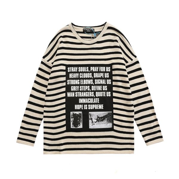men s hoodies sweatshirts autumn woman men knitting texture round neck long sleeve black white stripe letter print brand sweater vintage fas
men s hoodies sweatshirts autumn woman men knitting texture round neck long sleeve black white stripe letter print brand sweater vintage fas