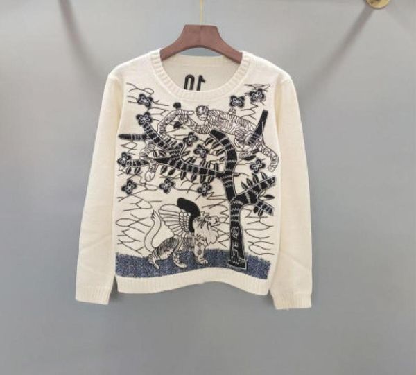 2022 knitted sweater women lady039s jungle tiger cashmere sweatshirt sweaters streetwear pullovers outdoor double side jumper2881465, White;black
2022 knitted sweater women lady039s jungle tiger cashmere sweatshirt sweaters streetwear pullovers outdoor double side jumper2881465, White;black