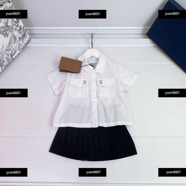 luxury baby designer clothes kids clothes girls dresses suit 2-piece set shirt and pleated skirt size 100-160 cm new arrival mar21, White
luxury baby designer clothes kids clothes girls dresses suit 2-piece set shirt and pleated skirt size 100-160 cm new arrival mar21, White