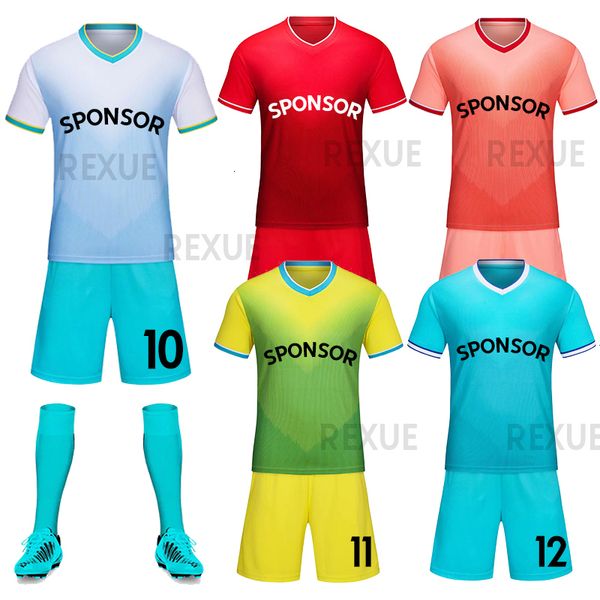 outdoor tshirts kids football jersey tracksuit child soccer sports uniforms girls play ball training uniform customize set men 230821, Gray;blue
outdoor tshirts kids football jersey tracksuit child soccer sports uniforms girls play ball training uniform customize set men 230821, Gray;blue