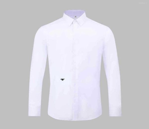 men039s dress shirts little bee embroidered men39s shirt solid color long sleeve european station business casual style slim7888073, White;black
men039s dress shirts little bee embroidered men39s shirt solid color long sleeve european station business casual style slim7888073, White;black