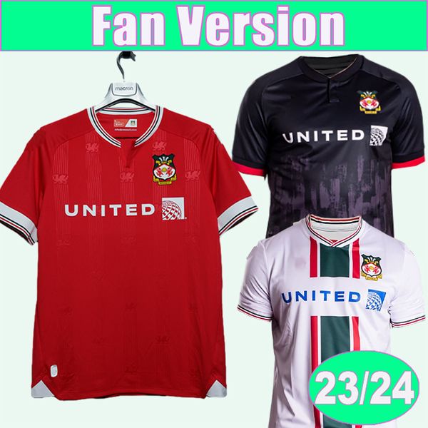 23 24 wrexham mens soccer jerseys s. boden f. takyi p. rutherford s. wedgbury daniel allsopp billy ashcroft home red away 3rd football shirt, Black;yellow
23 24 wrexham mens soccer jerseys s. boden f. takyi p. rutherford s. wedgbury daniel allsopp billy ashcroft home red away 3rd football shirt, Black;yellow