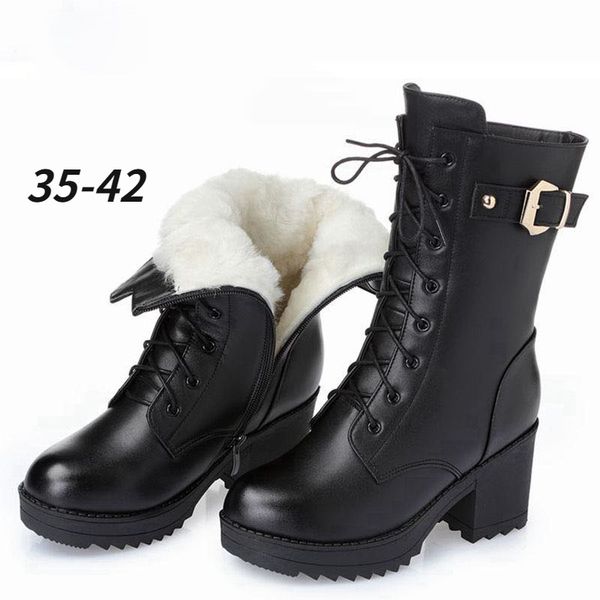 boots winter leather women winter boots thick wool warm women high-heeled genuine boot high-quality female snow boots women shoes 230821, Black
boots winter leather women winter boots thick wool warm women high-heeled genuine boot high-quality female snow boots women shoes 230821, Black