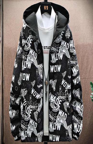 the new twosided mens jacket male fashion geometric pattern windbreaker lightweight male outerwear clothing size 4xl7916144, Black;brown
the new twosided mens jacket male fashion geometric pattern windbreaker lightweight male outerwear clothing size 4xl7916144, Black;brown