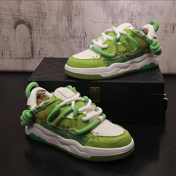 men fashion casual shoes breathable trend color matching sneakers low- personality korean version lace-up men's board shoes 1aa36, Black
men fashion casual shoes breathable trend color matching sneakers low- personality korean version lace-up men's board shoes 1aa36, Black