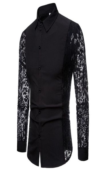 fashion lace sleeve design men party shirt autumn new slim fit tuxedo shirts long sleeve dress shirt male blackwhite xxl1934521, White;black
fashion lace sleeve design men party shirt autumn new slim fit tuxedo shirts long sleeve dress shirt male blackwhite xxl1934521, White;black