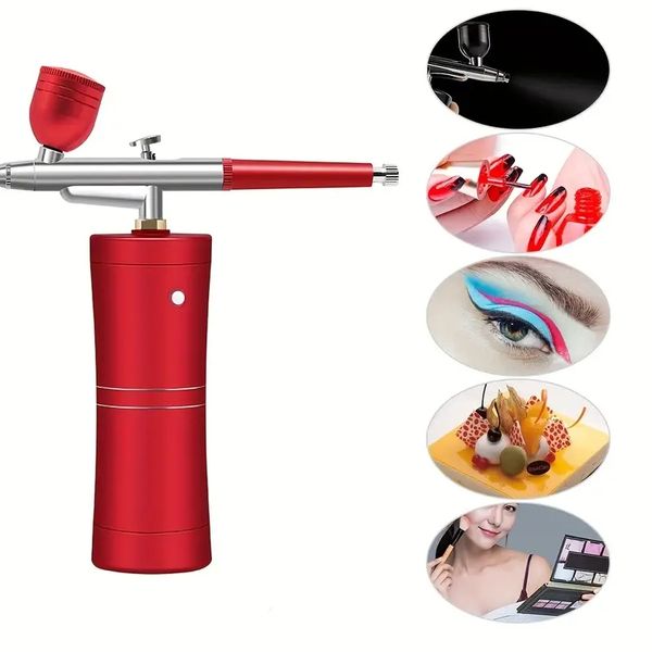 1 set mini portable handheld airbrush kit, compressor with air brush spray gun for makeup cake decorating model coloring manicure tattoo dra
1 set mini portable handheld airbrush kit, compressor with air brush spray gun for makeup cake decorating model coloring manicure tattoo dra