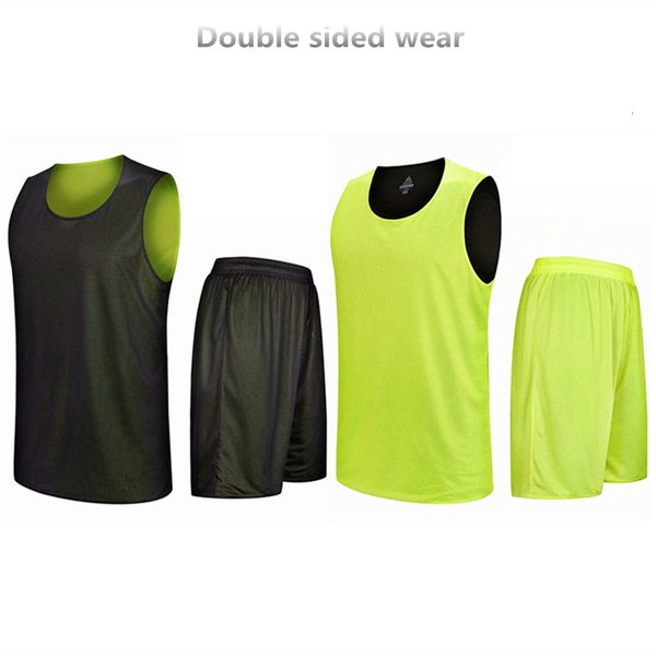 running sets double sided wearable basketball jerseys kits breathable men and children training uniforms kits sportswear clothes 230821, Black;blue
running sets double sided wearable basketball jerseys kits breathable men and children training uniforms kits sportswear clothes 230821, Black;blue