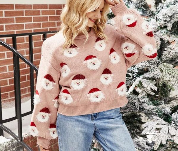 women039s sweaters cute santa head pattern sweater womens knit soft keep warm winter clothes women 2021 pullover sueter na8367102, White;black
women039s sweaters cute santa head pattern sweater womens knit soft keep warm winter clothes women 2021 pullover sueter na8367102, White;black