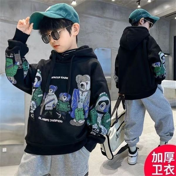 pullover kids hoodies childen cartoon clothes korean teenage boys loose sport spring long sleeve sweatshirts 4 14 years 230818, Blue
pullover kids hoodies childen cartoon clothes korean teenage boys loose sport spring long sleeve sweatshirts 4 14 years 230818, Blue