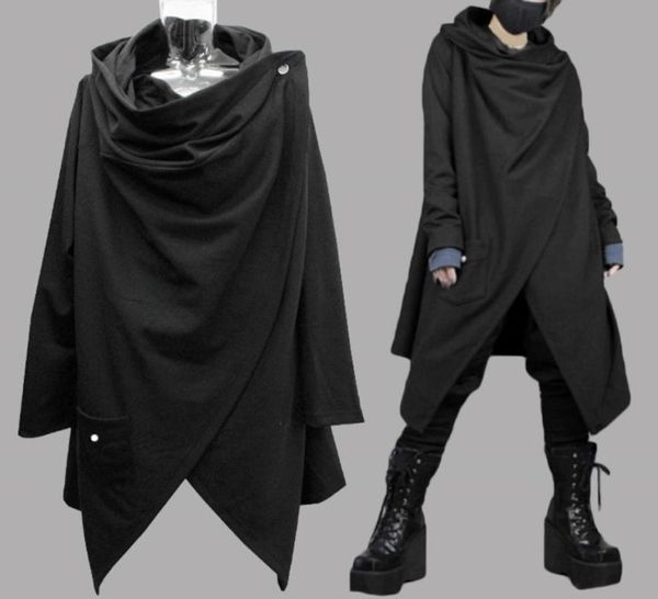 incerun fashion men trench coats long sleeve solid streetwear punk style men cloak cape vintage cotton casual irregular jackets9348820210, Black;brown
incerun fashion men trench coats long sleeve solid streetwear punk style men cloak cape vintage cotton casual irregular jackets9348820210, Black;brown