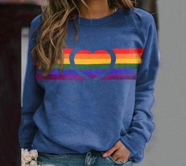 women casual long sleeve pullover sweatshirt loose oversized women pullover hoodies heart rainbow print hoodies1290569, Black
women casual long sleeve pullover sweatshirt loose oversized women pullover hoodies heart rainbow print hoodies1290569, Black