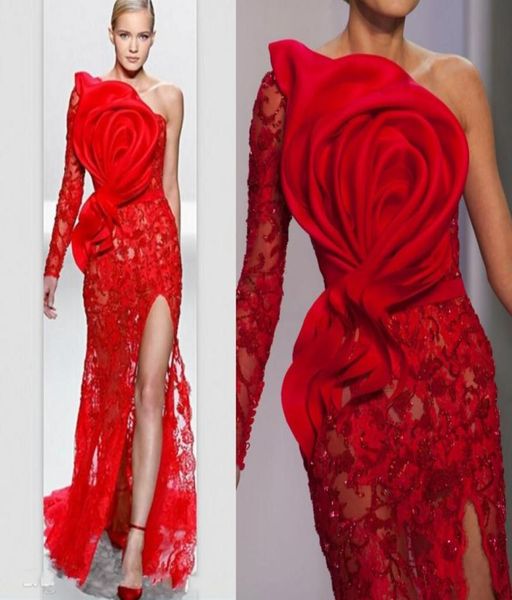 runway long mermaid lace formal dresses one shoulder robe de soiree party dress with flower pleats high split formal gowns prom dr6595069, Black
runway long mermaid lace formal dresses one shoulder robe de soiree party dress with flower pleats high split formal gowns prom dr6595069, Black