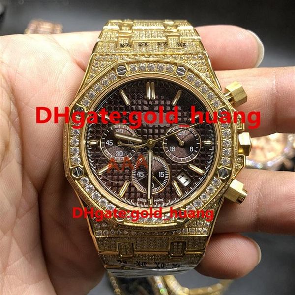full iced luxury 42mm diamond quartz man watch full diamond band quartz stainless steel sapphire full function men's watches 245w, Slivery;brown
full iced luxury 42mm diamond quartz man watch full diamond band quartz stainless steel sapphire full function men's watches 245w, Slivery;brown