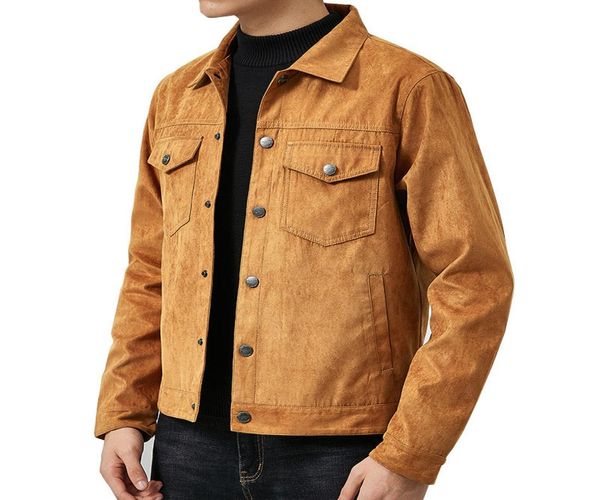 suede jacket men039s autumn and winter retro tooling jackets coat locomotive 222010, Black;brown
suede jacket men039s autumn and winter retro tooling jackets coat locomotive 222010, Black;brown