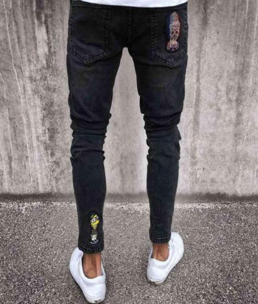 black skinny jeans skull biker men jeans homme slim fit personality badge patchwork denim hip hop hip street for men6173075, Blue
black skinny jeans skull biker men jeans homme slim fit personality badge patchwork denim hip hop hip street for men6173075, Blue