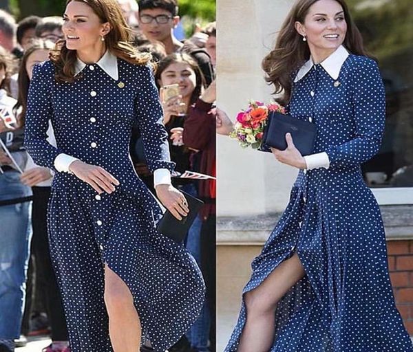 kate middleton long dress womens fashion party casual vintage elegant gentlewoman buttons dots print dresses y2008055235275, Black;pink
kate middleton long dress womens fashion party casual vintage elegant gentlewoman buttons dots print dresses y2008055235275, Black;pink