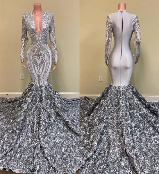 silver african girls long prom dresses 2022 mermaid v neck full sleeve 3d flowers train women formal party evening gown c04081018333, Black
silver african girls long prom dresses 2022 mermaid v neck full sleeve 3d flowers train women formal party evening gown c04081018333, Black