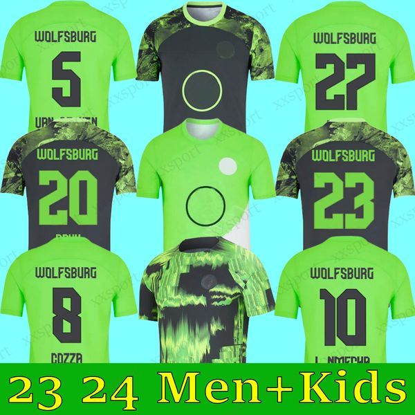 23 24 wolfsburg mens soccer jerseys baku baku .nmecha arnold wind home away training wear football shirt short sleeves football jersey unif, Black;yellow
23 24 wolfsburg mens soccer jerseys baku baku .nmecha arnold wind home away training wear football shirt short sleeves football jersey unif, Black;yellow