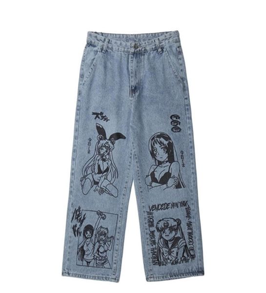 fashion cartoon sailor moon jeans trousers clothing hip hop harajuku style loose casual mens street wear pants y2011239189244, Blue
fashion cartoon sailor moon jeans trousers clothing hip hop harajuku style loose casual mens street wear pants y2011239189244, Blue