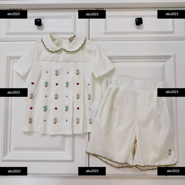 new summer tracksuits baby clothes designer kids sets baby 2pcs embroidered doll neck t-shirt and lace shorts new arrival, White
new summer tracksuits baby clothes designer kids sets baby 2pcs embroidered doll neck t-shirt and lace shorts new arrival, White