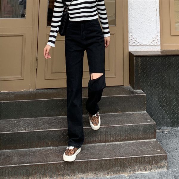 women's jeans n3523 jean's high waist straight pants loose slim all match jeans 230821, Blue
women's jeans n3523 jean's high waist straight pants loose slim all match jeans 230821, Blue