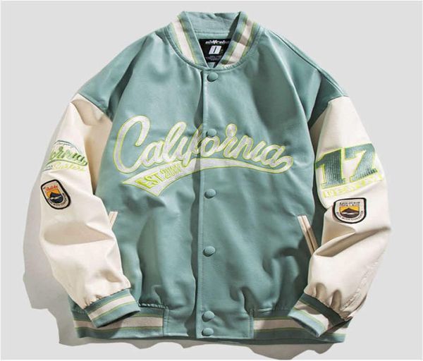 men embroidery jackets fashion oversized hip hop varsity baseball jacket leather sleeve high street loose fit letterman coa1200061, Black;brown
men embroidery jackets fashion oversized hip hop varsity baseball jacket leather sleeve high street loose fit letterman coa1200061, Black;brown