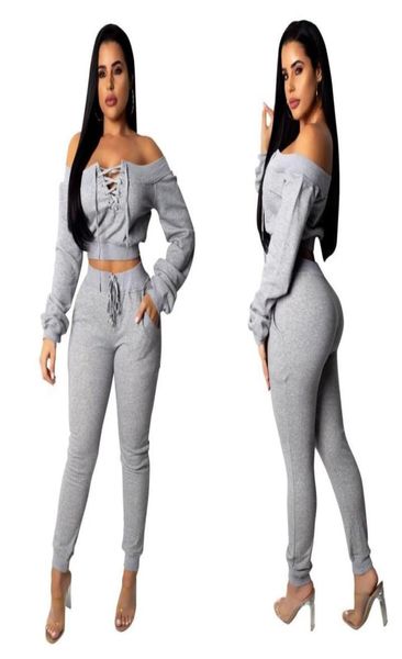 women039s tracksuits long sleeve outfits off shoulder two piece set tracksuit jogging sportsuit hoodie legging sportswear sweat3380558, Gray
women039s tracksuits long sleeve outfits off shoulder two piece set tracksuit jogging sportsuit hoodie legging sportswear sweat3380558, Gray