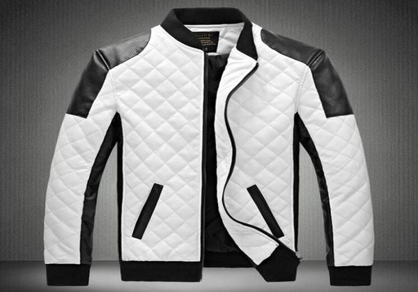 designer jacket men039s stand collar pu leather jacket coat black and white color matching large size motorcycle leather3007385, Black;brown
designer jacket men039s stand collar pu leather jacket coat black and white color matching large size motorcycle leather3007385, Black;brown