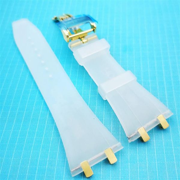 27mm clear color rubber strap 18mm gold steel strainless folding strap for ap royal oak 15400 15390 39mm 41mm models watch285e, Black;brown
27mm clear color rubber strap 18mm gold steel strainless folding strap for ap royal oak 15400 15390 39mm 41mm models watch285e, Black;brown