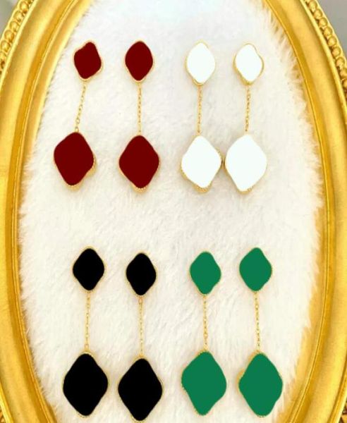 two flowers 4four leaf clover charm stud earrings back motherofpearl silver 18k gold plated agate for womengirls valentine036588313, Golden
two flowers 4four leaf clover charm stud earrings back motherofpearl silver 18k gold plated agate for womengirls valentine036588313, Golden