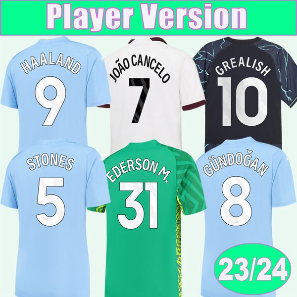 23 24 de bruyne haaland player version soccer jerseys ortega moreno carson bernardo foden grealish home away 3rd goalkeeper football shirts, Black;yellow
23 24 de bruyne haaland player version soccer jerseys ortega moreno carson bernardo foden grealish home away 3rd goalkeeper football shirts, Black;yellow