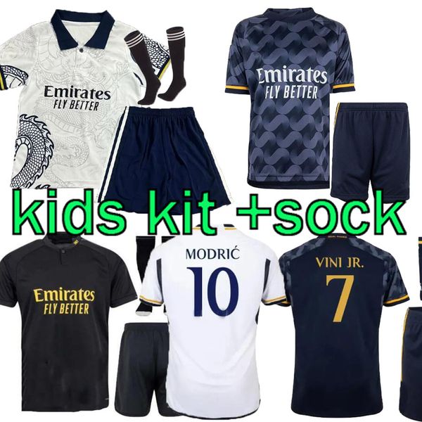 23 24 bellingham vini jr soccer jerseys kids tchouameni camavinga alaba arda guler modric rodrygo real madrids football shirt, Black
23 24 bellingham vini jr soccer jerseys kids tchouameni camavinga alaba arda guler modric rodrygo real madrids football shirt, Black