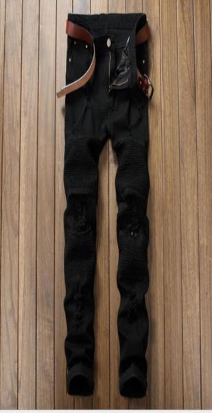 fashion designer mens ripped biker jeans leather patchwork slim fit black moto denim joggers for male distressed jeans pants4919322, Blue
fashion designer mens ripped biker jeans leather patchwork slim fit black moto denim joggers for male distressed jeans pants4919322, Blue