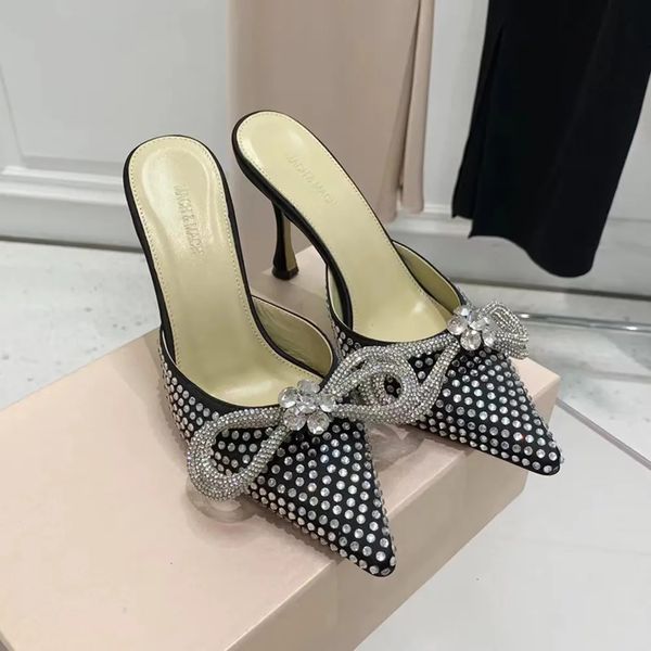rhinestone decorative butterfly pointed slippers women mules real silk slides stiletto heels slip-on luxury designers sandals factory footwe, Black
rhinestone decorative butterfly pointed slippers women mules real silk slides stiletto heels slip-on luxury designers sandals factory footwe, Black