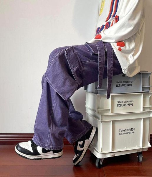 men039s jeans men purple multipockets cargo jean pants men39s straight baggy streetwear hip hop neutral denim trousers 5 co99902737967971, Blue
men039s jeans men purple multipockets cargo jean pants men39s straight baggy streetwear hip hop neutral denim trousers 5 co99902737967971, Blue