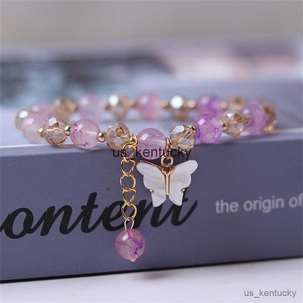charm bracelets fashion butterfly beaded bracelets for women girls jade crystal charm elastic rope bracelet hand jewelry r230821, Golden;silver
charm bracelets fashion butterfly beaded bracelets for women girls jade crystal charm elastic rope bracelet hand jewelry r230821, Golden;silver