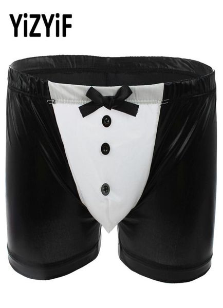 men039s swimwear men patent leather boxer underwear with buttons and bowknot tuxedo brief gay sissy panties boxers menmen8954236
men039s swimwear men patent leather boxer underwear with buttons and bowknot tuxedo brief gay sissy panties boxers menmen8954236