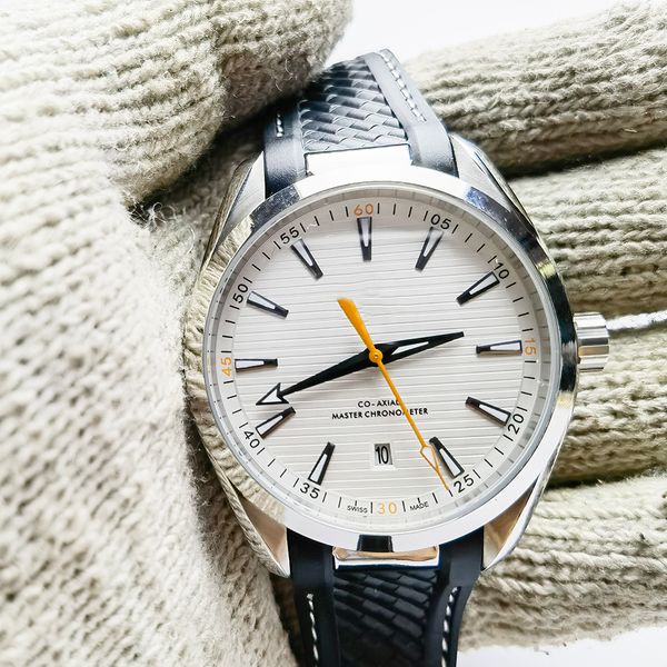 men's automatic mechanical watch seahorse series 220.12.41.21.02.002 white orange needle 41mm tape folding steel buckle diving men', Slivery;brown
men's automatic mechanical watch seahorse series 220.12.41.21.02.002 white orange needle 41mm tape folding steel buckle diving men', Slivery;brown