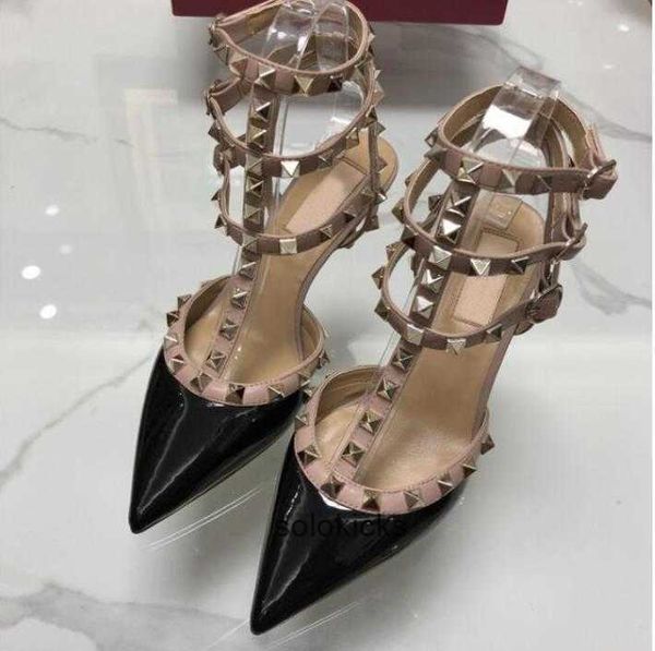 rivets shoes high heels sandals fashion valentinolies girls pointed shoes dance party wedding shoes three straps sandals women, Black
rivets shoes high heels sandals fashion valentinolies girls pointed shoes dance party wedding shoes three straps sandals women, Black