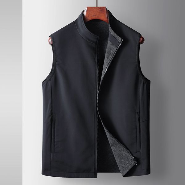 mens casual vest spring and autumn micro-elastic stand-up collar double-sided coat medium-green young luxury business casual jacket, Black;brown
mens casual vest spring and autumn micro-elastic stand-up collar double-sided coat medium-green young luxury business casual jacket, Black;brown