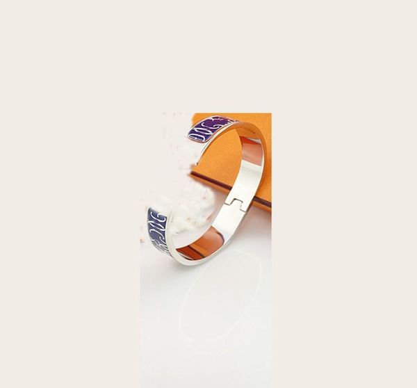 12mm fashion classic brand design bangles bracelets silver stainless steel pattern enamel buckle bangle bracelet for women jewelry9797689, Black
12mm fashion classic brand design bangles bracelets silver stainless steel pattern enamel buckle bangle bracelet for women jewelry9797689, Black