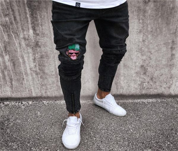 2020 new fashion men jeans slim biker zipper denim jeans skinny frayed casual pants distressed rip trousers male drop 3782835, Blue
2020 new fashion men jeans slim biker zipper denim jeans skinny frayed casual pants distressed rip trousers male drop 3782835, Blue