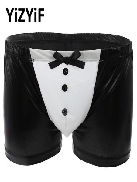men039s swimwear men patent leather boxer underwear with buttons and bowknot tuxedo brief gay sissy panties boxers menmen6267476
men039s swimwear men patent leather boxer underwear with buttons and bowknot tuxedo brief gay sissy panties boxers menmen6267476