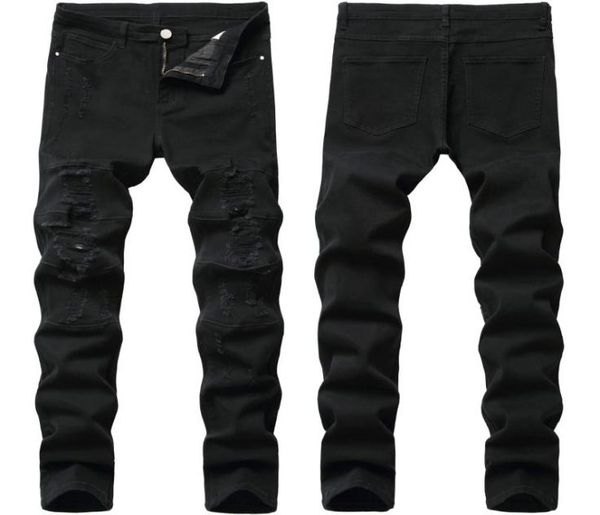 black jeans men039s pants fashion streetwear holes washed men denim pants 2020 new feet stretch male straight slim ripped jeans1725871, Blue
black jeans men039s pants fashion streetwear holes washed men denim pants 2020 new feet stretch male straight slim ripped jeans1725871, Blue