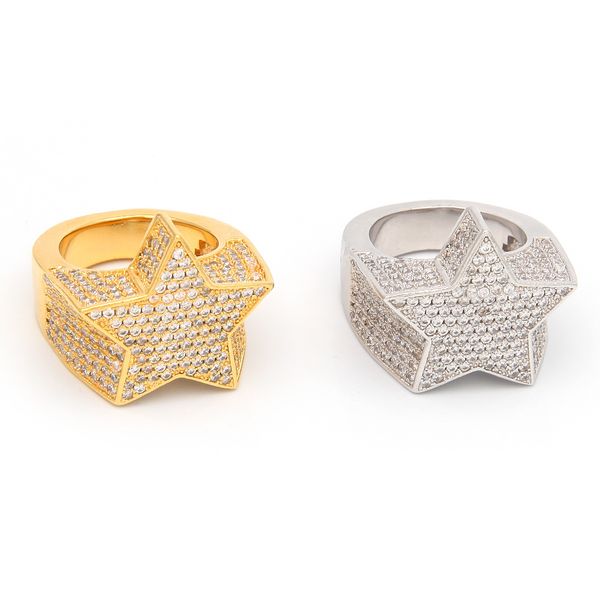 hip hop rapper ring men star ring luxury full diamond bling zircon fashion lover jewelry rapper night club accessories birthday gift valenti, Golden;silver
hip hop rapper ring men star ring luxury full diamond bling zircon fashion lover jewelry rapper night club accessories birthday gift valenti, Golden;silver